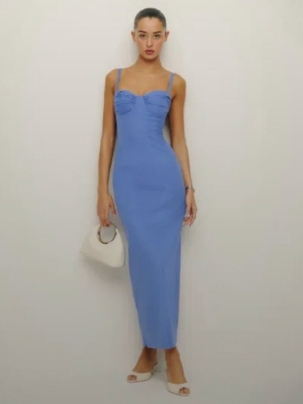 Blue Reformation Stormi Dress Size 6